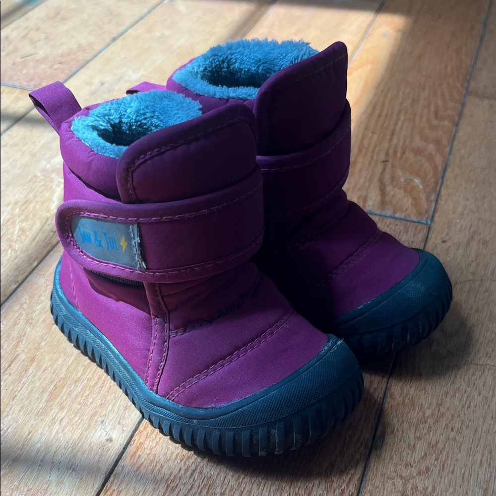 Jan & Jul Toddler size 5 Purple Winter Boots